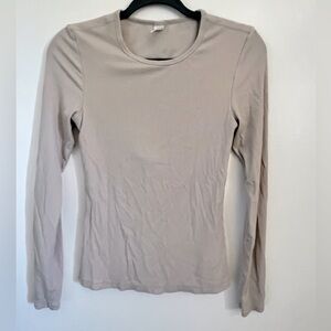 Yogalicious Heavenly Ribbed Kathleen Full Length Long Sleeve Top